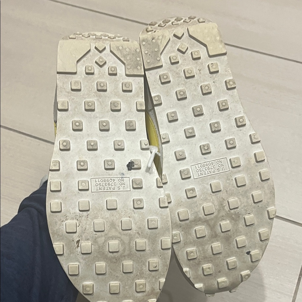 Nike White and Yellow Athletic Shoes - Picture 5 of 6